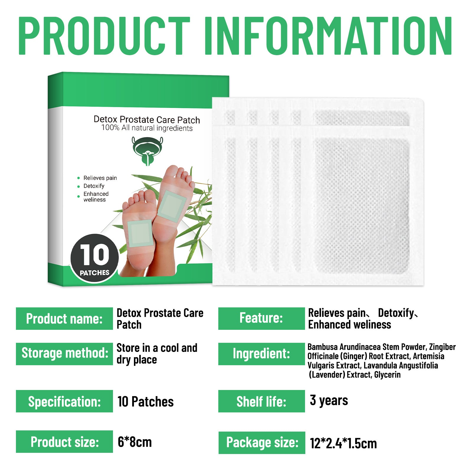 Prostate Care Foot Patch - HaiyiBeauty