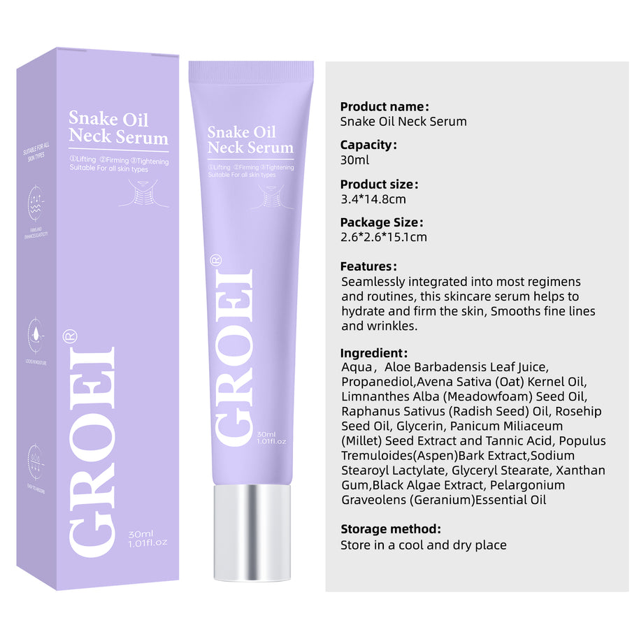 GROEI Snake Oil Neck Serum - HaiyiBeauty