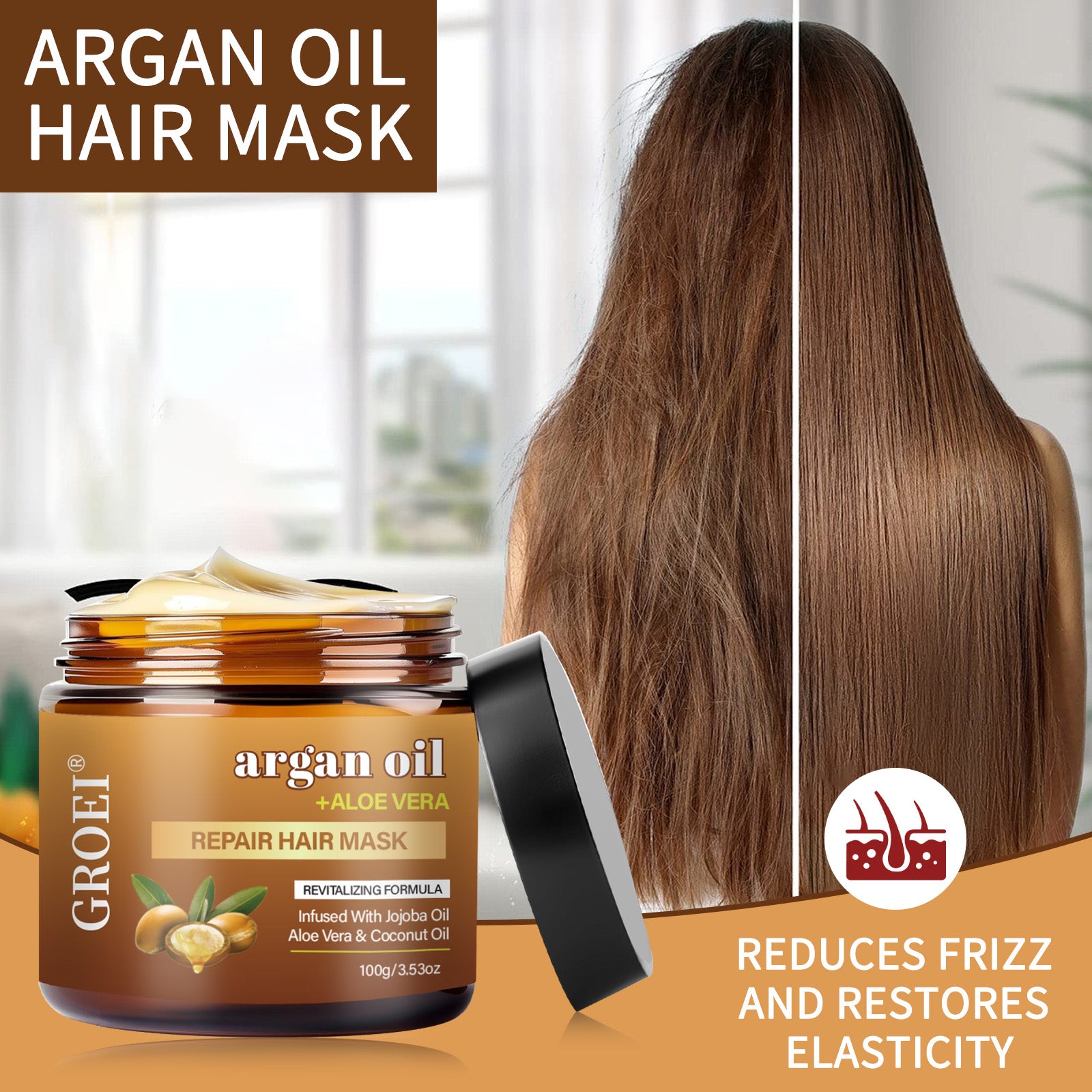GROEI Hair Mask Conditioner - HaiyiBeauty