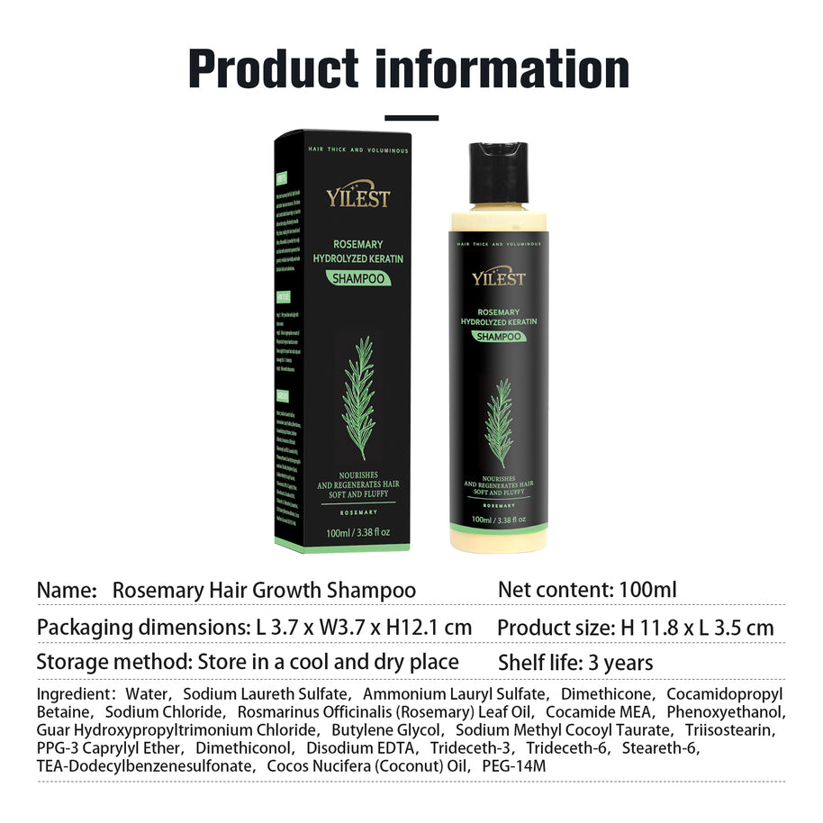 YILEST Rosemary Hair Growth Shampoo - HaiyiBeauty